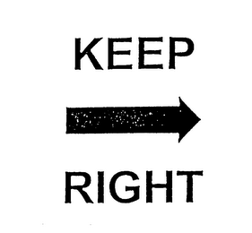 KEEP RIGHT