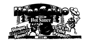 BRAND HOT SAUCE UNIQUE HABANERO FLAVOR! "IT'S IN THE PEPPER!" HOT