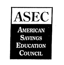 ASEC AMERICAN SAVINGS EDUCATION COUNCIL