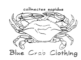 BLUE CRAB CLOTHING CALLINECTES SAPIDUS