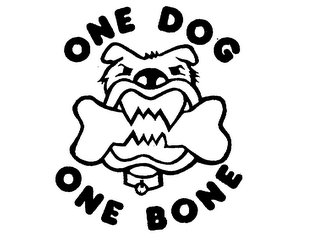 ONE DOG ONE BONE