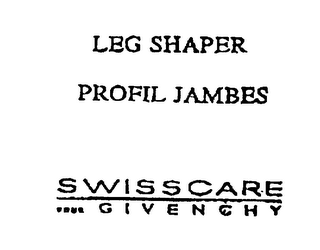 LEG SHAPER PROFIL JAMBES SWISSCARE POUR GIVENCHY