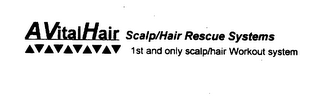 A VITALHAIR SCALP/HAIR RESCUE SYSTEMS 1ST AND ONLY SCALP/HAIR WORKOUT SYSTEM