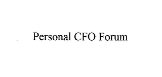 PERSONAL CFO FORUM