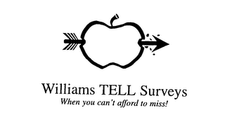 WILLIAMS TELL SURVEYS WHEN YOU CAN'T AFFORD TO MISS!