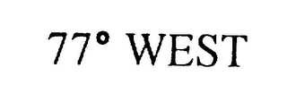 77° WEST