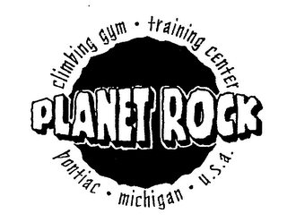 PLANET ROCK CLIMBING GYM TRAINING CENTER PONTIAC MICHIGAN U.S.A.