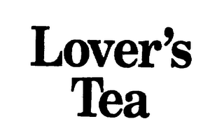 LOVER'S TEA