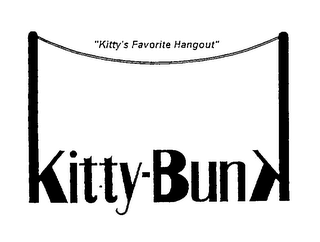 "KITTY'S FAVORITE HANGOUT" KITTY-BUNK