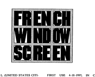 FRENCH WINDOW SCREEN