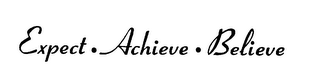 EXPECT - ACHIEVE - BELIEVE
