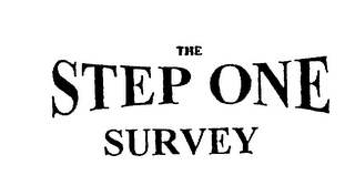 THE STEP ONE SURVEY