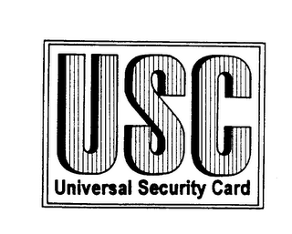USC UNIVERSAL SECURITY CARD