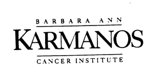 BARBARA ANN KARMANOS CANCER INSTITUTE