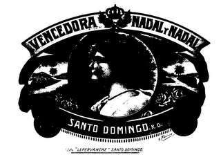 FABRICA DE VENCEDORA NADALYNADAL TABACOS SANTO DOMINGO, R.D. G. FERRUA LITO "LEPERVANCHE" SANTO DOMINGO.