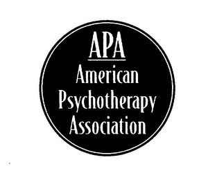 APA AMERICAN PSYCHOTHERAPY ASSOCIATION