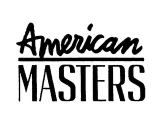 AMERICAN MASTERS