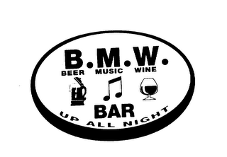 B.M.W. BEER MUSIC WINE BAR UP ALL NIGHT