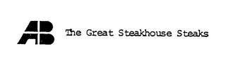 AB THE GREAT STEAKHOUSE STEAKS