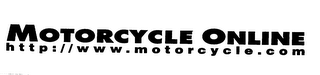 MOTORCYCLE ONLINE HTTP://WWW.MOTORCYCLE.COM