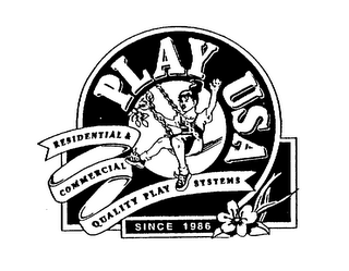 PLAY USA RESIDENTIAL & COMMERCIAL QUALITY PLAY SYSTEMS SINCE 1986