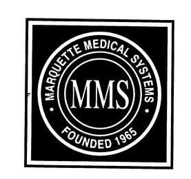 MMS MARQUETTE MEDICAL SYSTEMS FOUNDED 1965