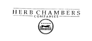 HERB CHAMBERS COMPANIES HERB CHAMBERS