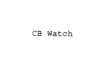 CB WATCH