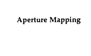 APERTURE MAPPING