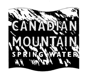 CANADIAN MOUNTAIN SPRING WATER