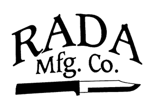 RADA MFG. CO.