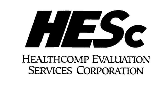 HESC HEALTHCOMP EVALUATION SERVICES CORPORATION