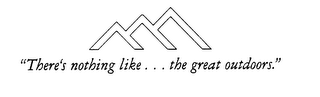 "THERE'S NOTHING LIKE . . . THE GREAT OUTDOORS."