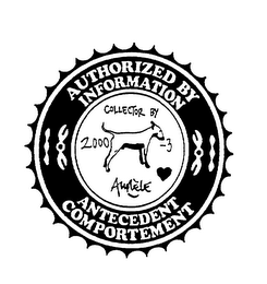 AUTHORIZED BY INFORMATION ANTECEDENT COMPORTEMENT