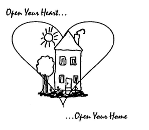 OPEN YOUR HEART......OPEN YOUR HOME