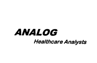 ANALOG HEALTHCARE ANALYSTS