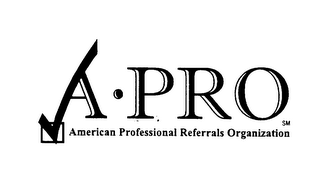 A PRO AMERICAN PROFESSIONAL REFERRALS ORGANIZATION