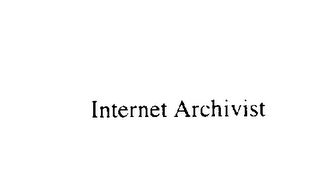 INTERNET ARCHIVIST