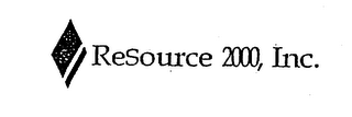 RESOURCE 2000, INC.