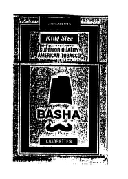 BASHA 20 CIGARETTES SUPERIOR QUALITY AMERICAN TOBACCO CIGARETTES