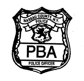 NASSAU COUNTY, N.Y. POLICE PBA POLICE OFFICER