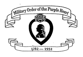 MILITARY ORDER OF THE PURPLE HEART 1782 1932