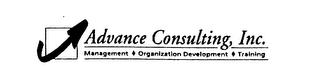 ADVANCE CONSULTING, INC. MANAGEMENT ORGANIZATION DEVELOPMENT TRAINING