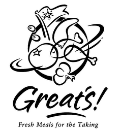 GREAT'S! FRESH MEALS FOR THE TAKING