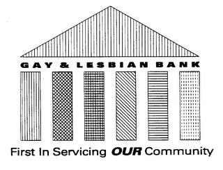 GAY & LESBIAN BANK FIRST IN SERVICING OUR COMMUNITY