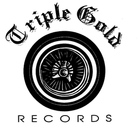 TRIPLE GOLD RECORDS