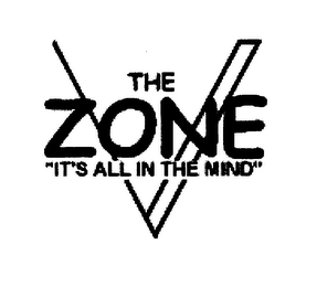 THE ZONE "IT'S ALL IN THE MIND"