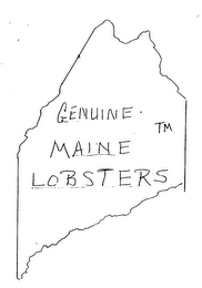 GENUINE MAINE LOBSTERS