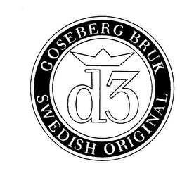 GOSEBERG BRUK SWEDISH ORIGINAL D3