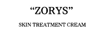 "ZORYS" SKIN TREATMENT CREAM